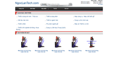 Desktop Screenshot of ngoclantech.com