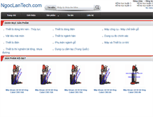 Tablet Screenshot of ngoclantech.com